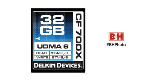 Delkin Devices – 32GB CompactFlash Memory Card 700x UDMA
