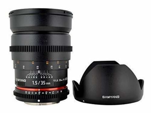 Lente Rokinon 35mm T1.5 Cine Lens for Canon VDSLR