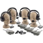 Sistema de Comunicação Portacom AnchorMAN-40  4 rádios com headset