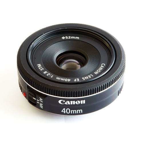 Lente Canon EF – 40mm EF f/2.8 STM PANCAKE LENS + UV Filter