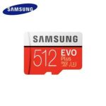 Cartão Micro SD 512GB Samsung Evo Plus Com Adaptador SD
