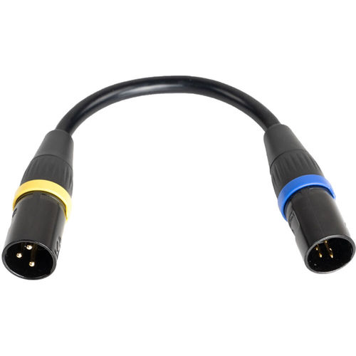 CABO XLR HEAD CABLE P/2 BAY BATTERY – 0.2M 3 Pin male to 4Pin male